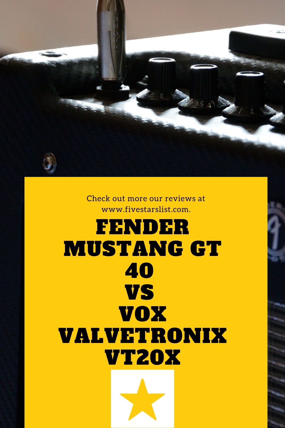 Fender Mustang GT 40 vs VOX Valvetronix VT20X