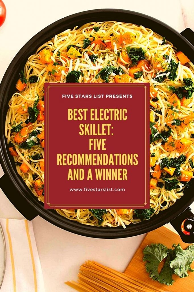 Best Electric Skillet Five and a Winner