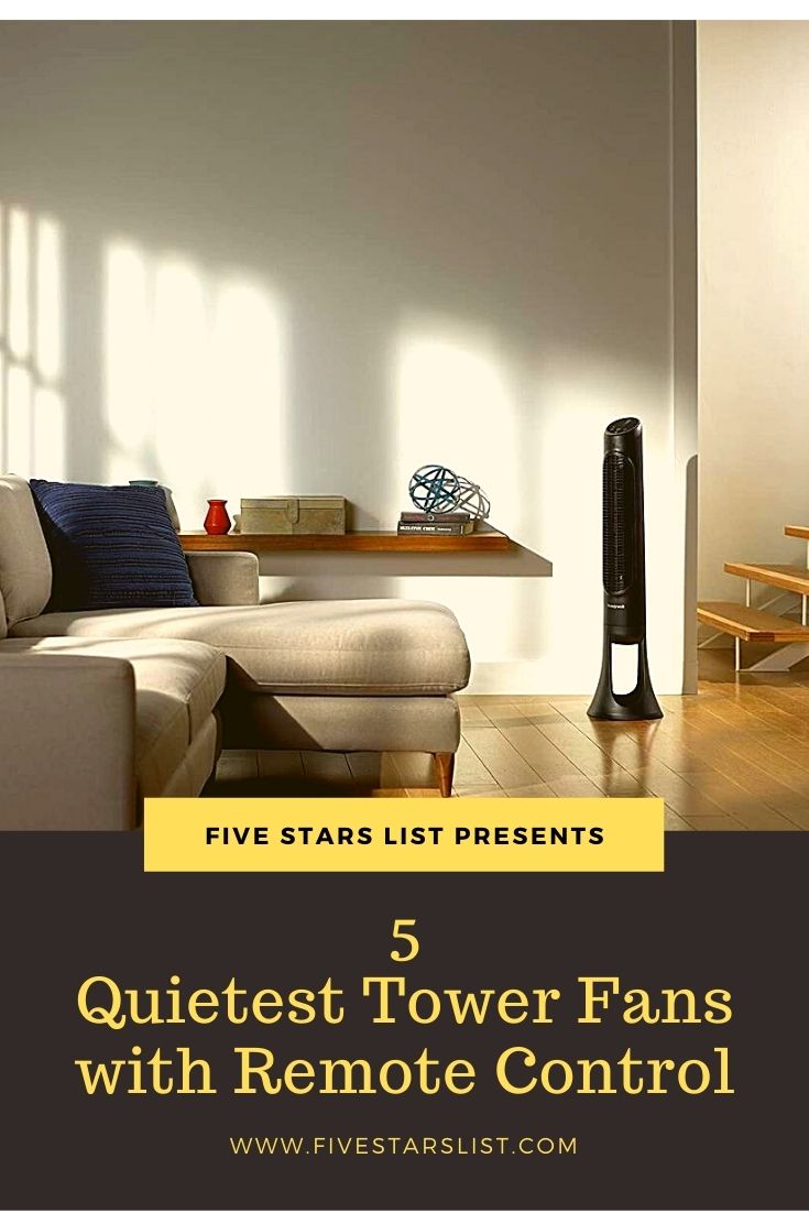 5 Quietest Tower Fans with Remote Control