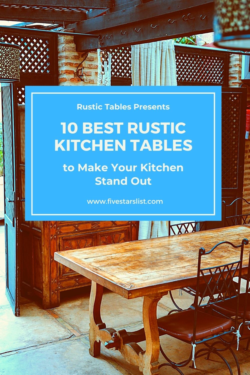 10 Best Rustic Kitchen Tables to Make Your Kitchen Stand Out