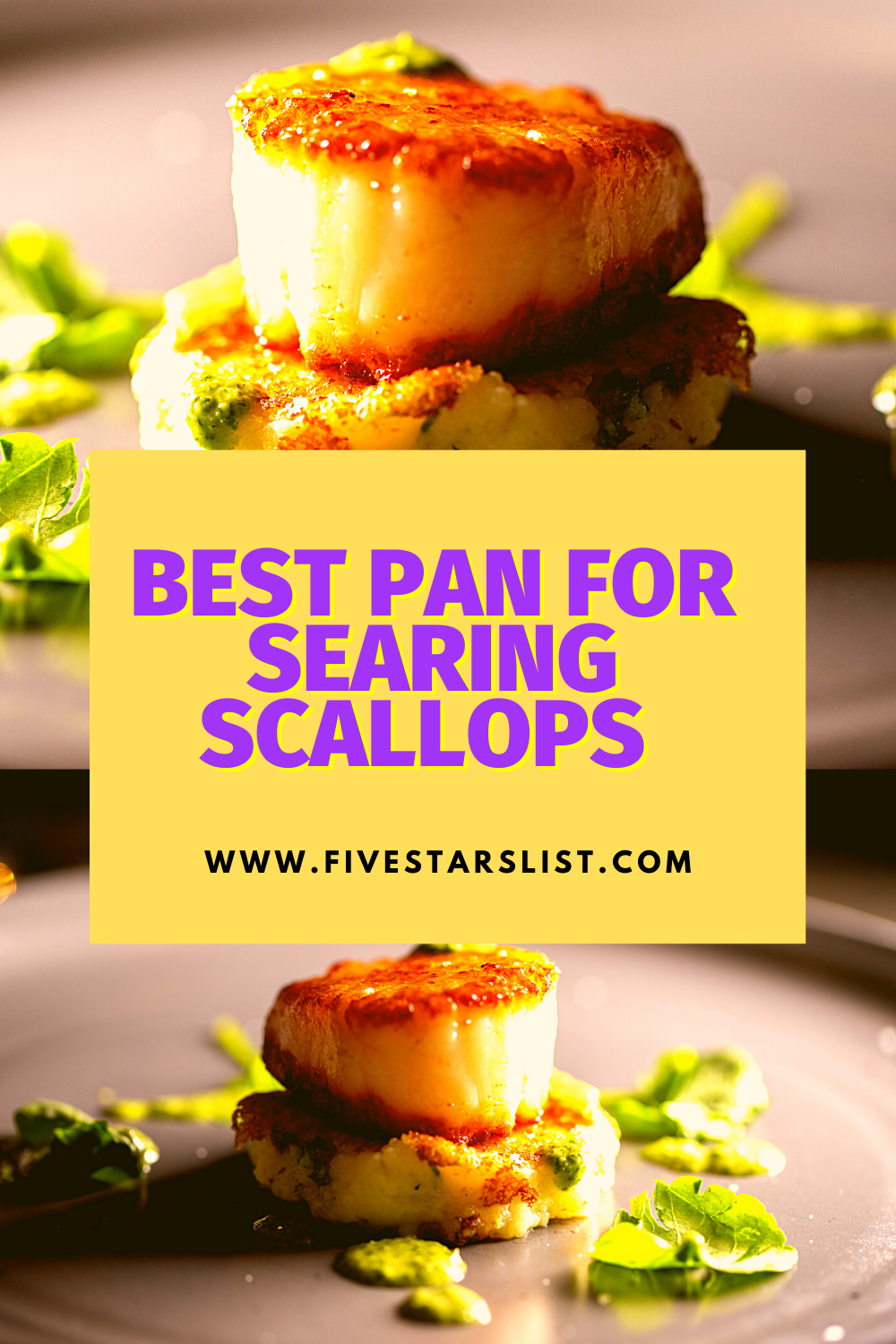 Best Pan for Searing Scallops - Searing Scallops in Cast Iron Pan