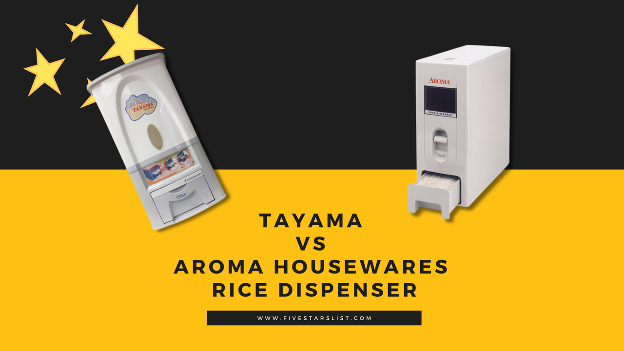 Tayama vs Aroma Housewares Rice Dispenser