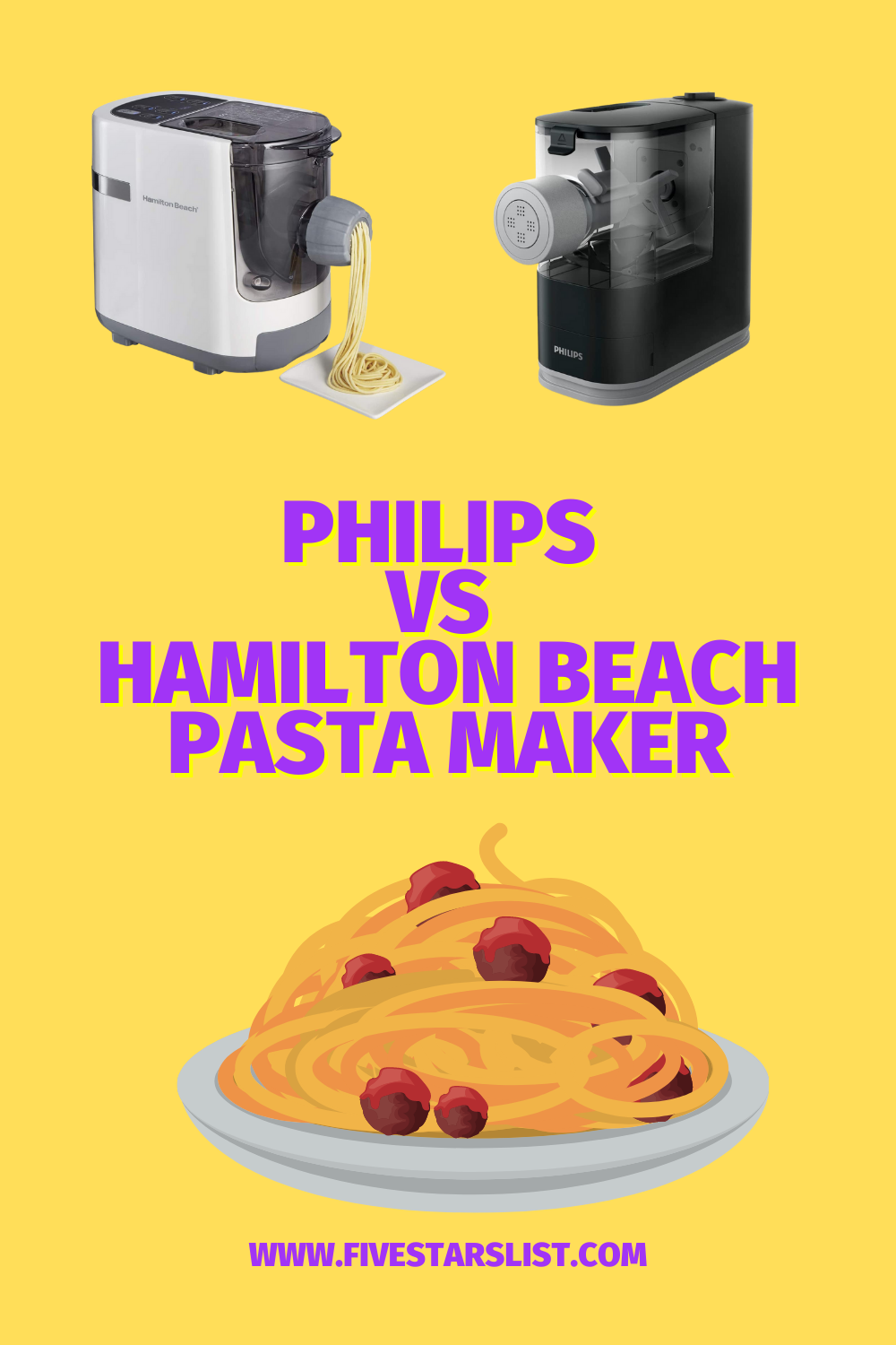 Philips vs Hamilton Beach Pasta Maker