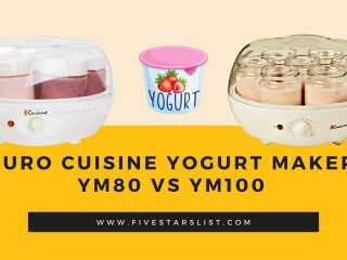 Euro Cuisine Yogurt Maker: YM80 vs YM100