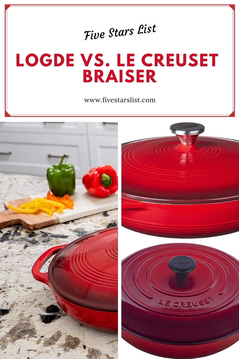 Logde vs. Le Creuset Braiser