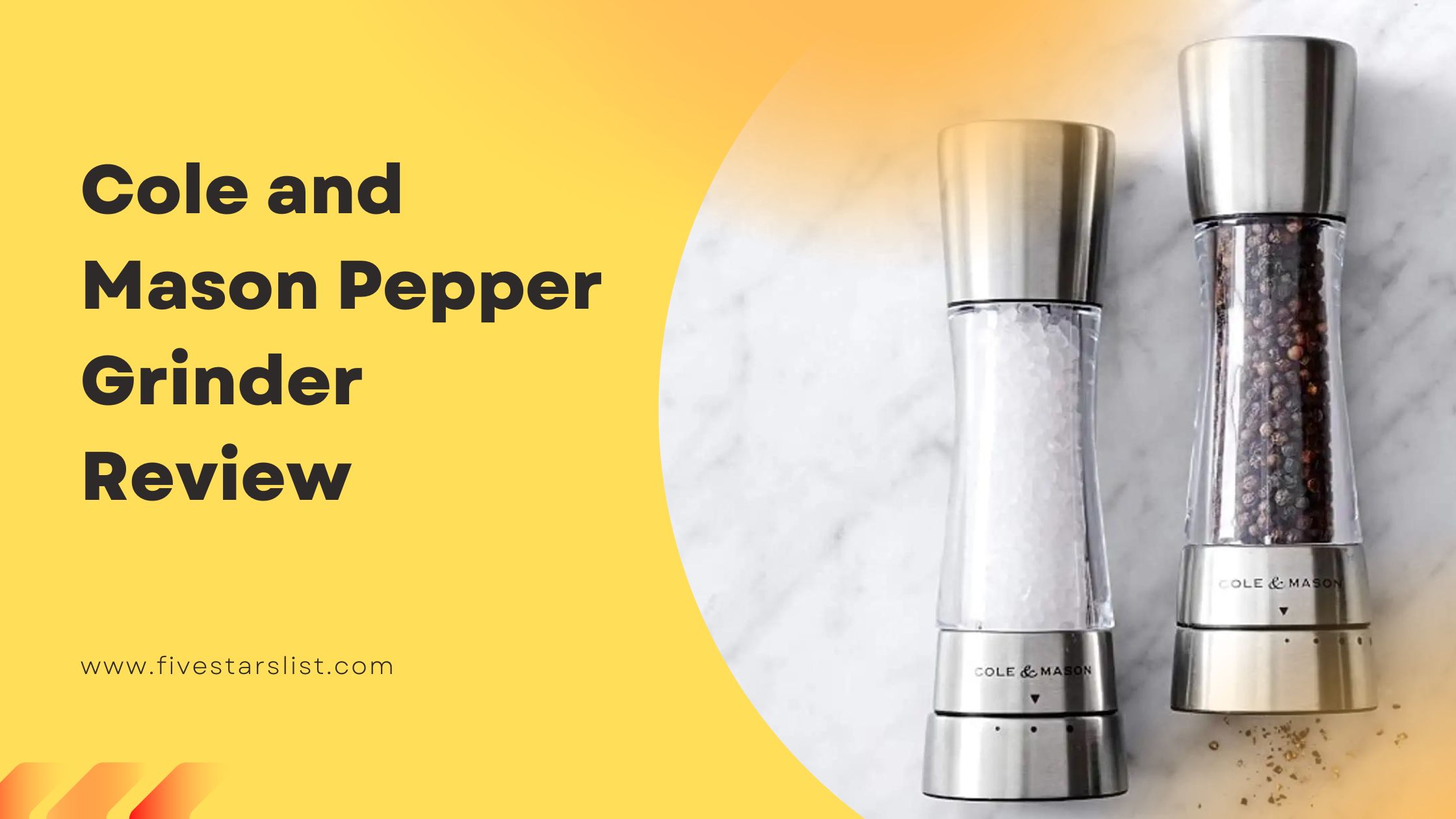 Cole and Mason Pepper Grinder Review