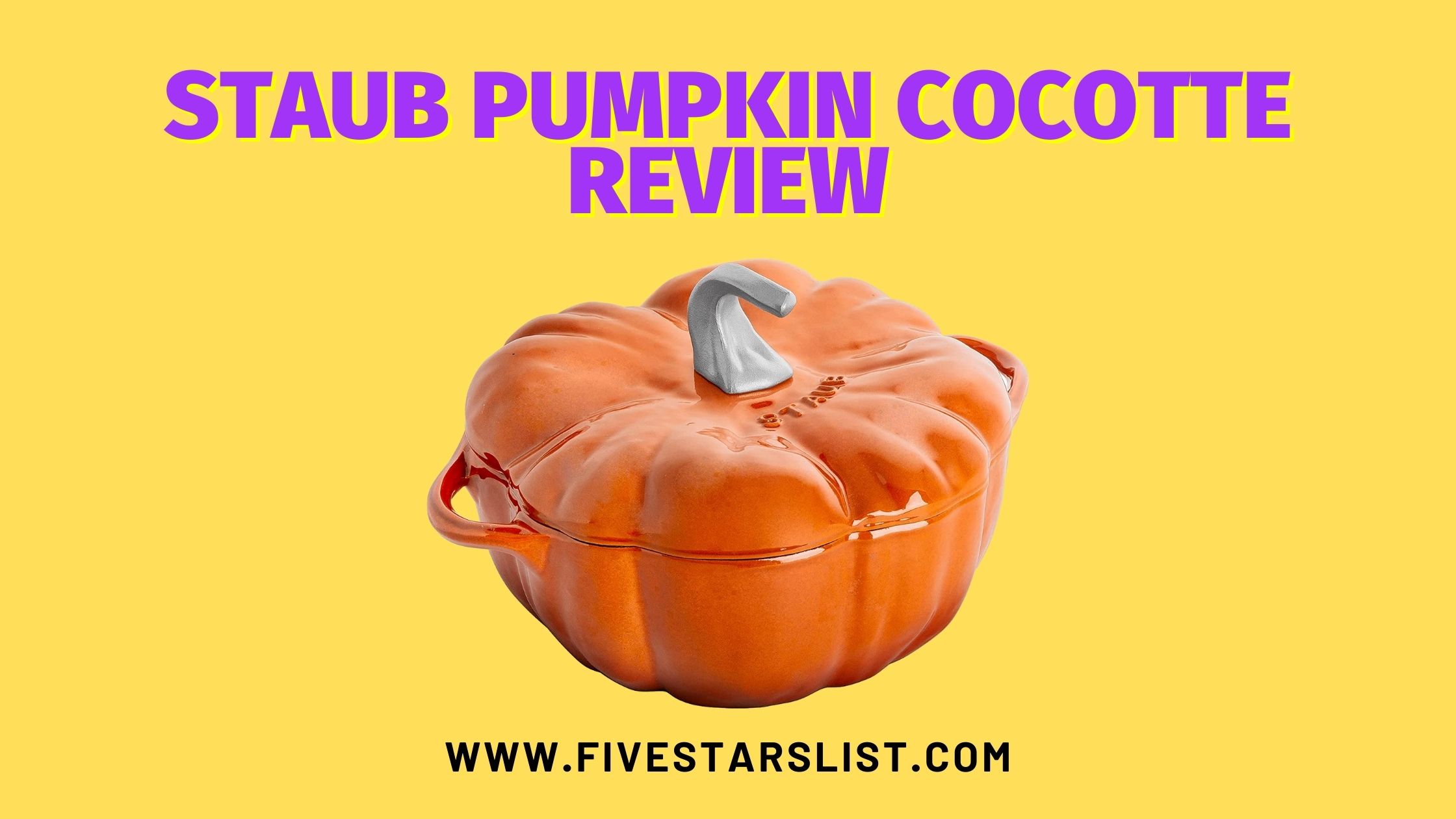 Anyone have any experience with the Staub Pumpkin shaped cocotte? :  r/BuyItForLife